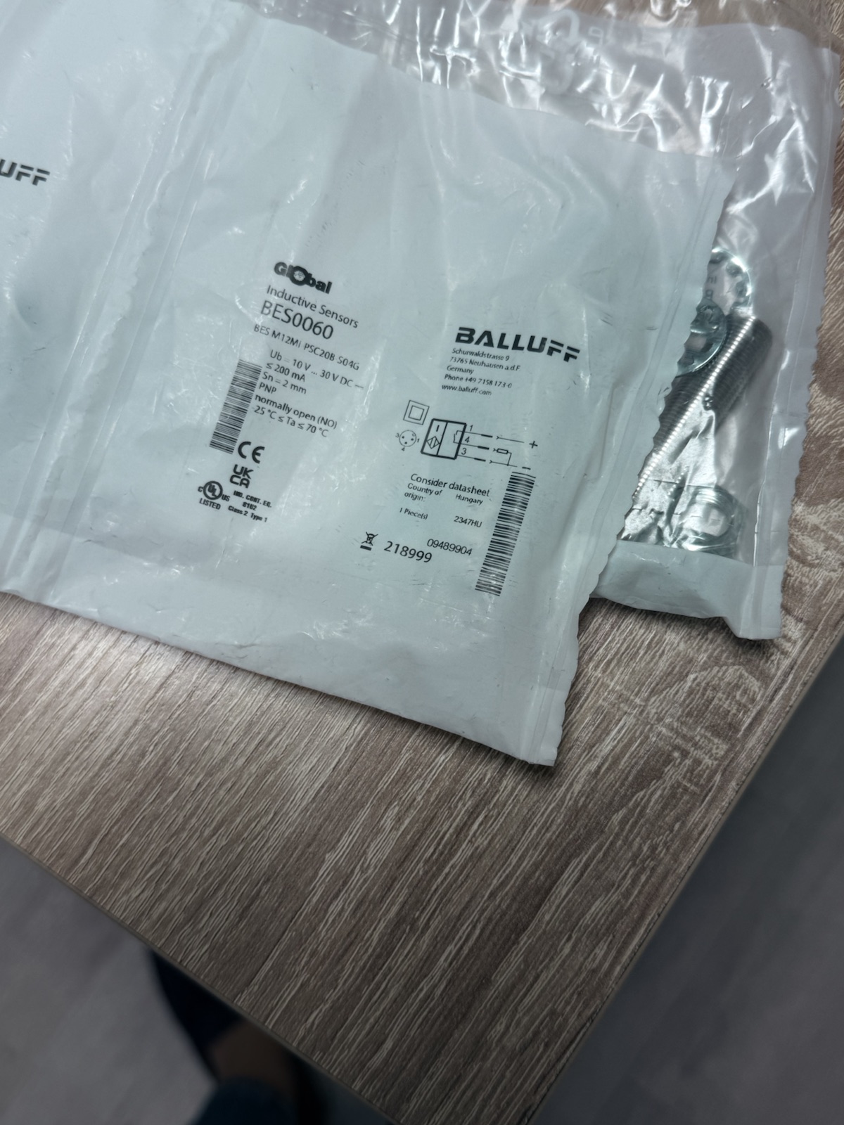 Датчики Balluff BES0060 в заводских упаковках